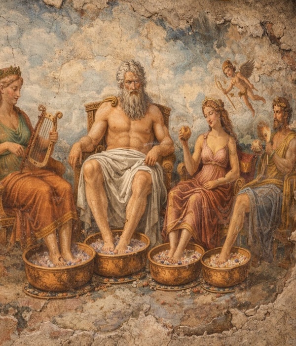 Foot soaks are a Godly plearsure now available for man and woman too