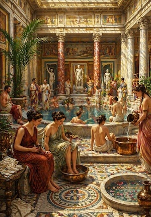 Rome 50-150 CE: A Pinnacle of Bathing Luxury And Decadence