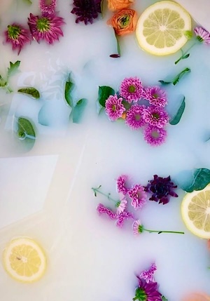 Foot Soak Recipe Natural Ingredients Include a Wide Variety of Oils, Creams, Extracts, Flowers, Citrus, Clay, Salts, Butter, Minerals and More!