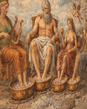 Foot soaks for the Gods