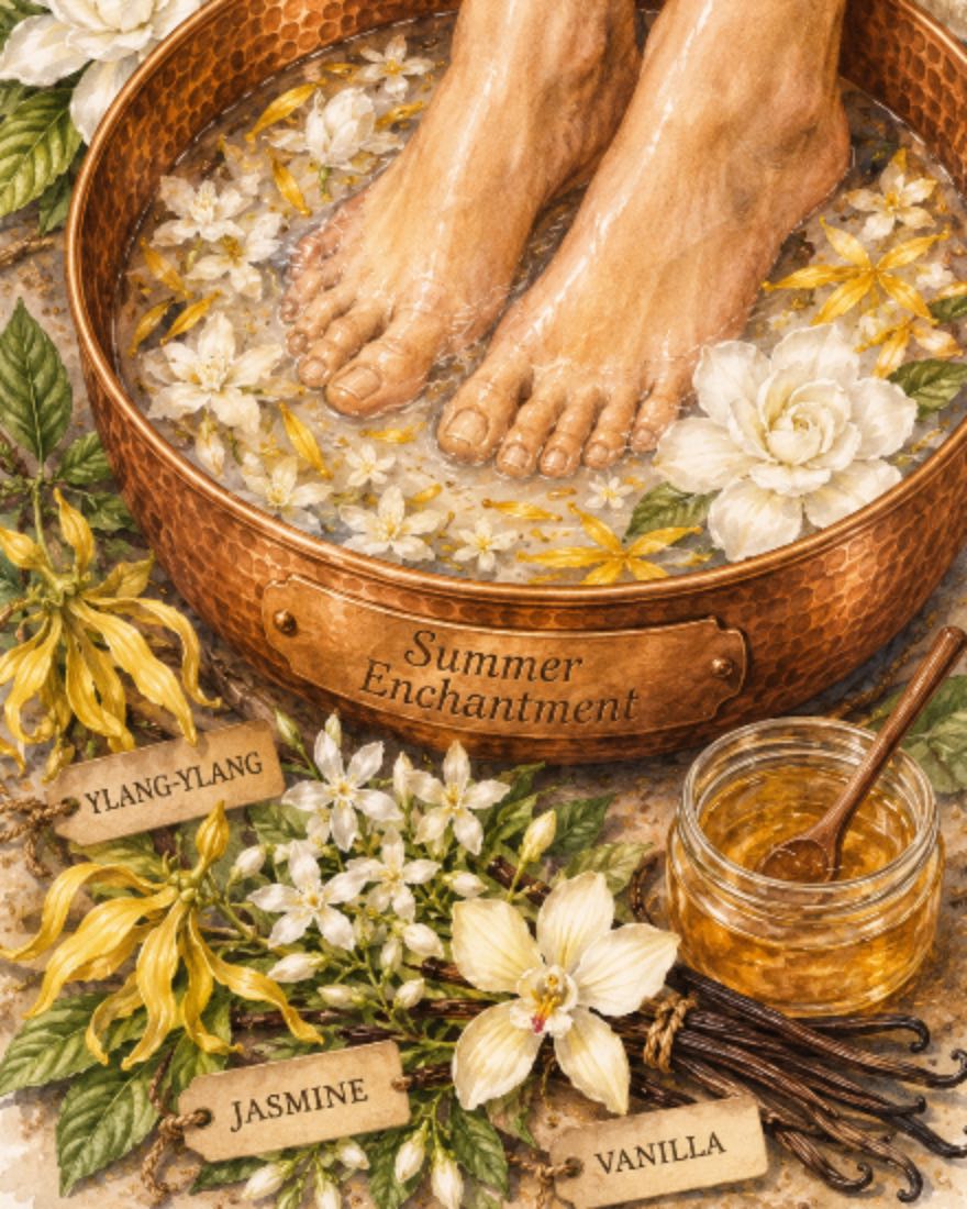 A very special, short-term seasonal soak recipe reflecting natures unique offerings throughout the year