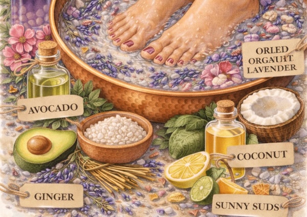 Lavender-Vanilla Dream foot soak is blifful and comforting, ideal to unwind after a hectic day
