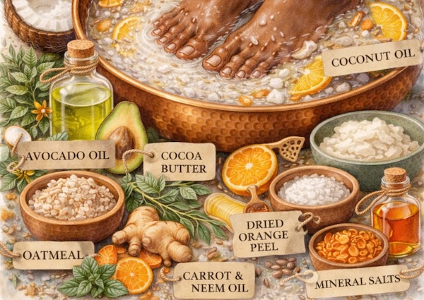 The Comforter soak is super moisturizing, ideal for dry skin and tired feet. It is pure indulgence