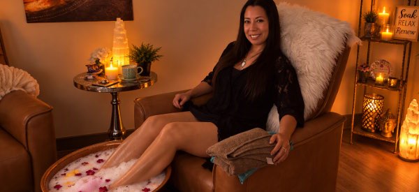 Thanks for a much-needed foot soak today. I can't wait to try the others. Kim is amazing.