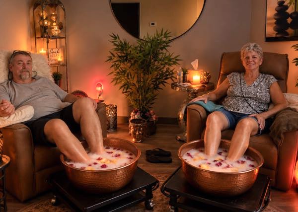 Thanks for the awesome foot soak. It was a wonderfully, soothing experience for us both
