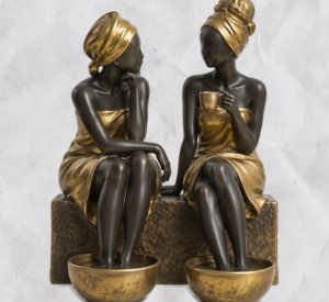1996 resin sculpture Ritual of Repose